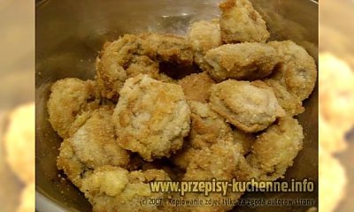 Pieczarki panierowane Jadzi