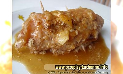 Schabowe zawijane z serem i szynką