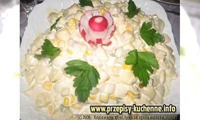 Sałatka z kurczakiem i pieczarkami