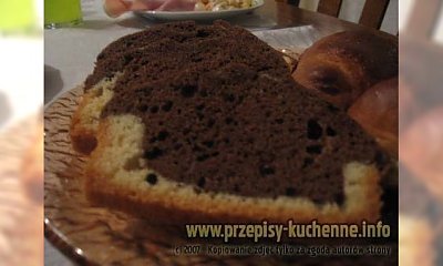 Babka ucierana dwukolorowa