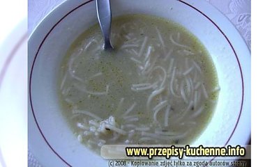 Zupa grzybowa z makaronem