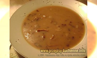 Zupa z grzybkami suszonymi
