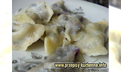Pierogi z borówkami