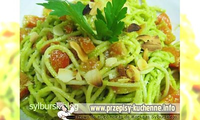 Spaghetti all Pesto di Ruccola