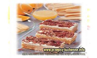 Ciasto czekoladowo - orzechowe