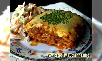 Lasagne z sosami