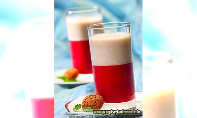 Koktajl bananowo-truskawkowy w Thermomix-e