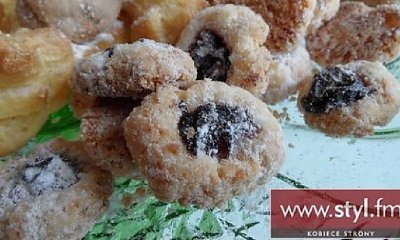 Ciastka ryżowe z wisienką