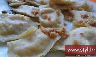 Pierogi ruskie ze skwarkami