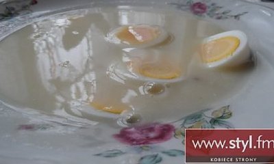 Pyszny żurek z jajkiem