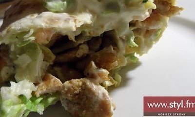 Smaczny kebab domowej roboty