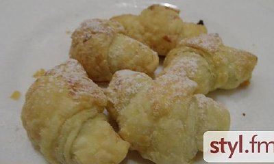 Rogaliki z ciasta francuskiego