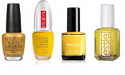 Żółty manicure - hit tego lata!