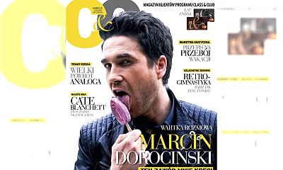 Dorociński na okładce