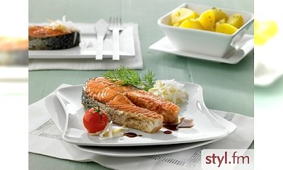 Łosoś teriyaki
