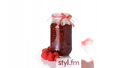 Malinowa konfitura z wiśniowym likierem