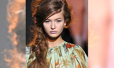 Natapirowany warkocz na pokazie Alena Akhmadullina