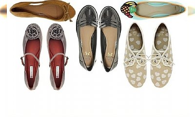TOP 10: Płaskie buty na wiosnę i lato 2012