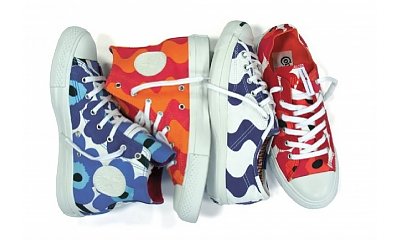 Kolorowy Converse'owy duet na wiosnę