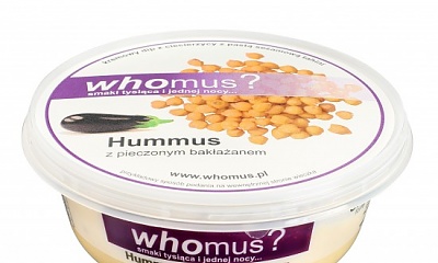 Hummus z pieczonym bakłażanem – słońce na stole