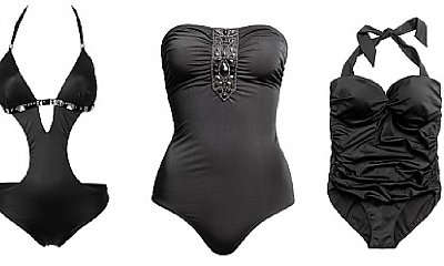 Trendy: czarne kostiumy kąpielowe