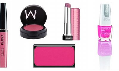 Kosmetyki w kolorze pink