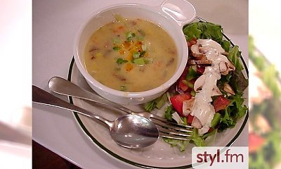 Gęsta zupa cebulowa