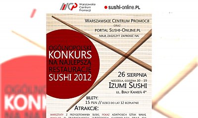 Ogólnopolski Konkurs na Najlepszą Restaurację Sushi 2012.