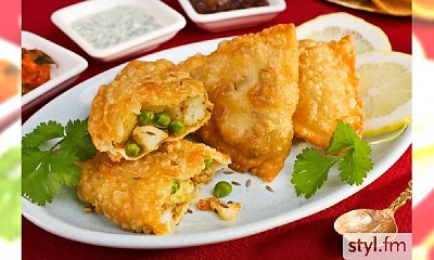 Veg Samosa - smażone pierożki wegetariańskie