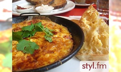 Omlet z łososiem