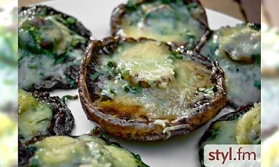 Zapiekane pieczarki