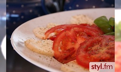 Sałatka z pomidorów i mozzarelli