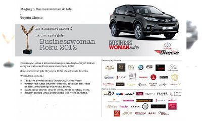 Gala Businesswoman Roku 2012 już niedługo!