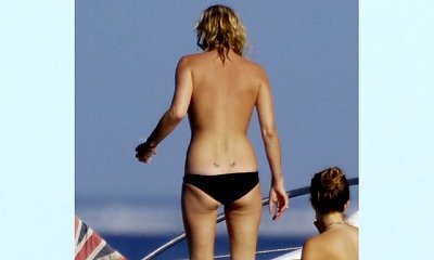 Kate Moss na wakacjach... od diety