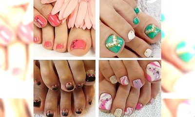 Pedicure - zobacz trendy na zdobienie paznokci