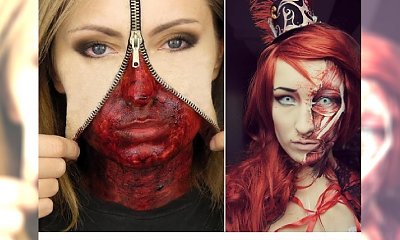 Makijaże na Halloween - tylko dla ludzi o mocnych nerwach!