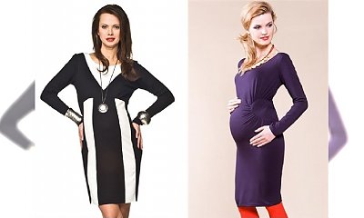 Modne sukienki ciążowe na karnawał 2014 - trendy mama!