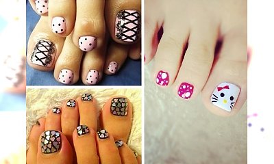 Modny pedicure - zobacz 15 unikalnych wzorów
