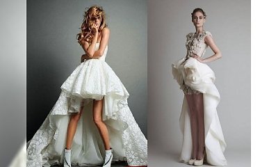 Moda ślubna: asymetryczne suknie ślubne