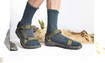 Byliśmy pierwsi! - trend sandały+skarpety mocno promowany w Skandynawii