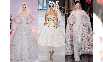 Suknia ślubna jak marzenie - projekty haute couture na jesień 2014