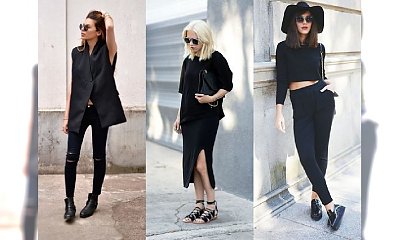 Moda uliczna: czarno na czarnym