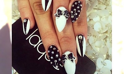 Czarno-biały manicure - 20 najlepszych pomysłów z Waszych galerii