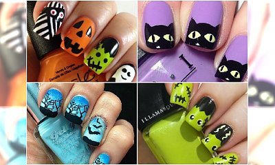 Manicure na Halloween - wesołe wzorki na paznokcie