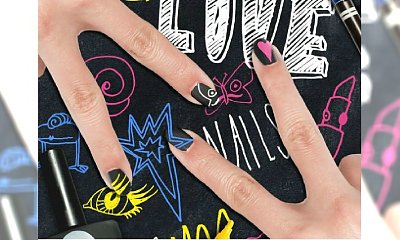 Chalkboard manicure, czyli paznokcie jak szkolna tablica