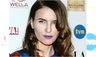 Fioletowa szminka Joanny Horodyńskiej - hit czy kit?
