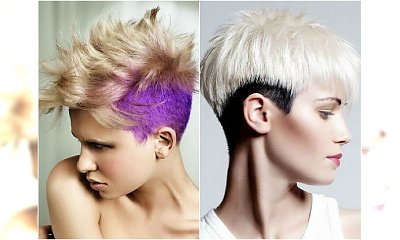 Hot trend: dwukolorowe fryzury