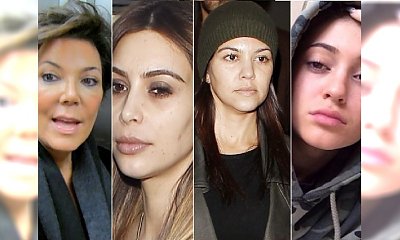 Siostry Kardashian bez makijażu! [FOTO]