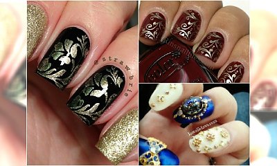 Manicure barokowy - eleganckie paznokcie na święta