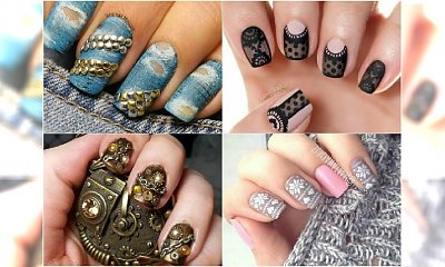 Niesamowite imitacje w manicure